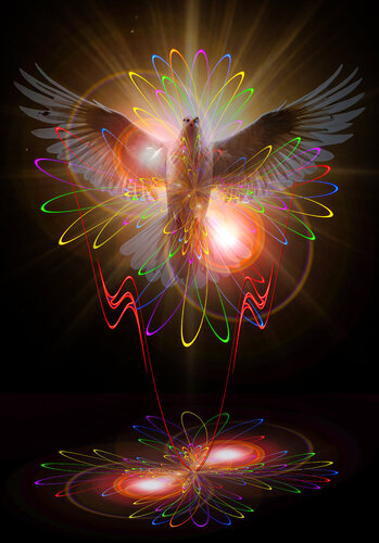 Raum und Zeit Licht ist Energie by Walter Zettl, Digital for Sale on Singulart