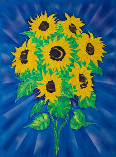 Sonnenblumen by Walter Zettl, 회화 for Sale on Singulart