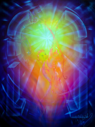 Sternzeichen - Schütze van Walter Zettl, Digitaal te koop op Singulart