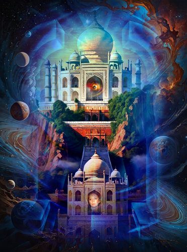 Taj Mahal - Ewiges Leben von Walter Zettl, Digital kaufen auf Singulart