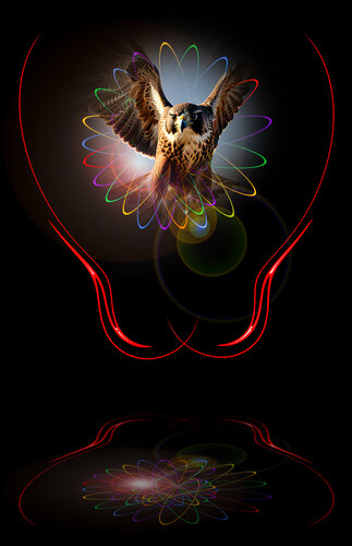 Raum und Zeit Licht ist Energie 4 von Walter Zettl, Digital kaufen auf Singulart