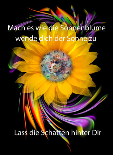 Mach es wie die Sonnenblume by Walter Zettl, Digital for Sale on Singulart