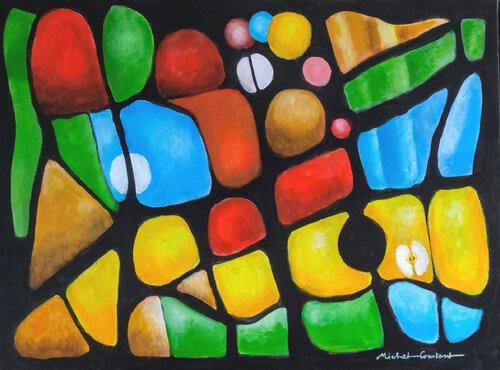 AAF024 dit la Pomme van Michel Constant, Schilderij te koop op Singulart