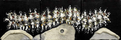 Chenille Psyché et Eros von Michel Constant, Malerei kaufen auf Singulart