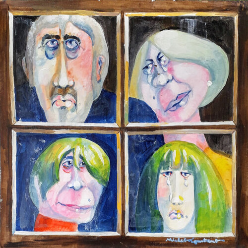 L'attente by Michel Constant, Painting for Sale on Singulart