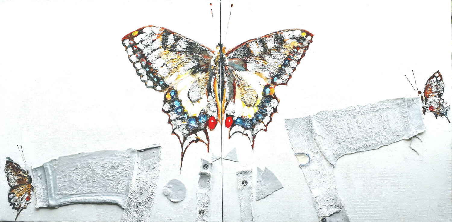 Papillon Psyché et Eros Michel Constant