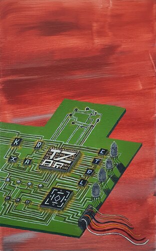 The research di Grégoire Faupin, Pittura in vendita su Singulart