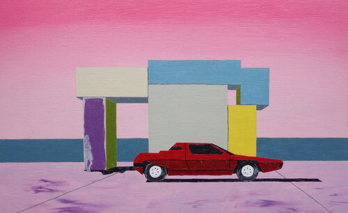 Pinkie life par Grégoire Faupin, Peinture en vente sur Singulart
