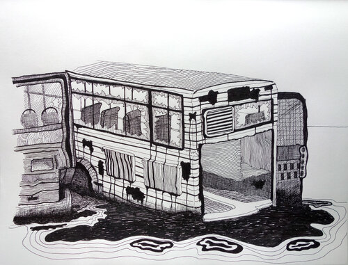 Anyway van Grégoire Faupin, Tekening te koop op Singulart