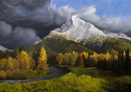 I Stand Strong Forever and Ever by Pavol Zlatovský, Painting for Sale on Singulart