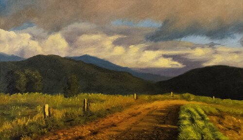For an Evening Adventure by Pavol Zlatovský, Painting for Sale on Singulart