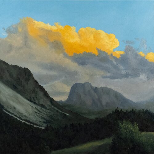 Last Evening Light de Pavol Zlatovský, Pintura a la venta en Singulart
