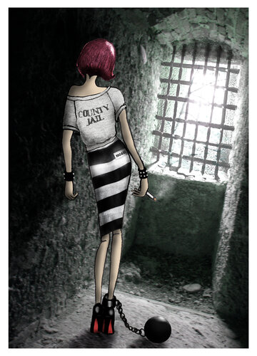 Jail by Gisela Punzet, Digital for Sale on Singulart