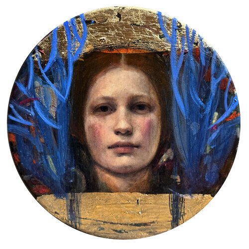 Bosques azules van Sol Halabi, Schilderij te koop op Singulart