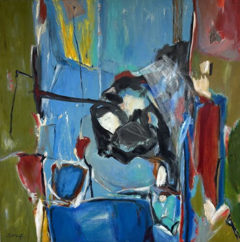 GEDANKENKNOTEN von Brigitte Struif, Malerei kaufen auf Singulart