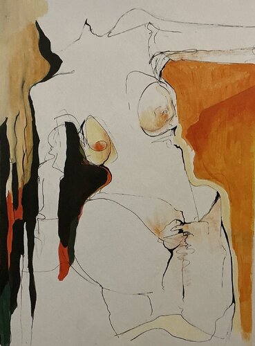 Fragmentada 2 van Sandra Alegre, Werk op papier te koop op Singulart