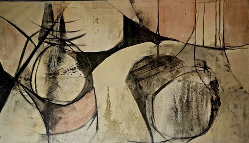 Geometría imperfecta 2 van Sandra Alegre, Schilderij te koop op Singulart