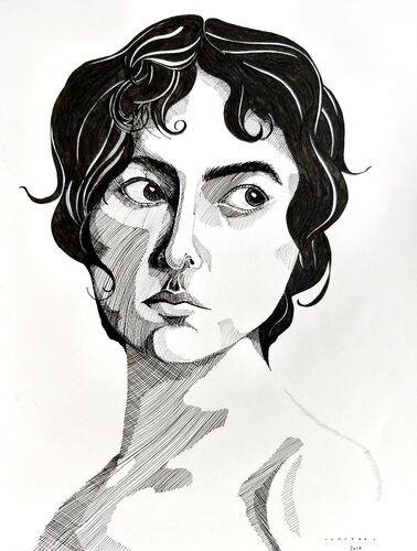 Le Portrait de La Baleine & La Corneille ., Dibujo a la venta en Singulart