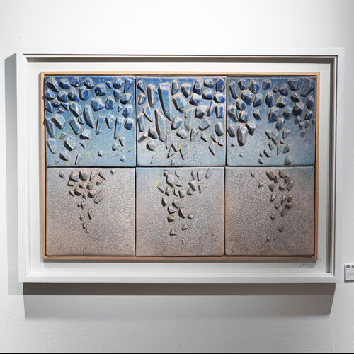 Crystalscape Collection : Downpour Framed Art di Adil Ghani, Altri media in vendita su Singulart