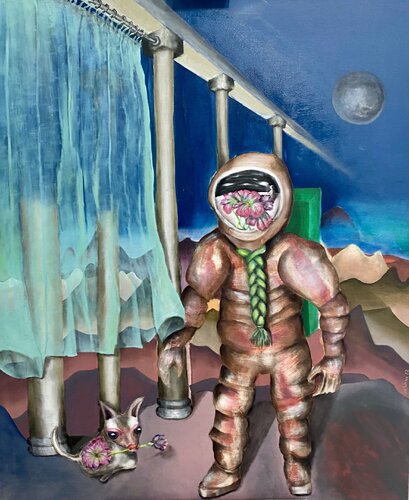 Der Astronaut von Sabrina Seligsohn, Malerei kaufen auf Singulart