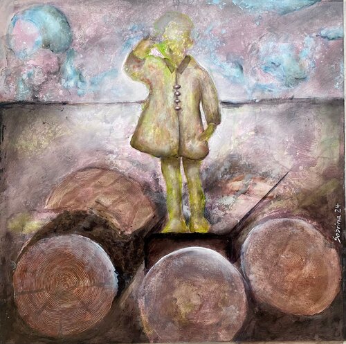 Johneffjunior mixed by Sabrina Seligsohn, Painting for Sale on Singulart