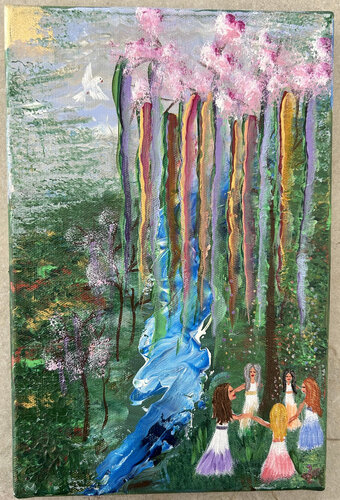 Beltane di Linda Hoffmann, Pittura in vendita su Singulart