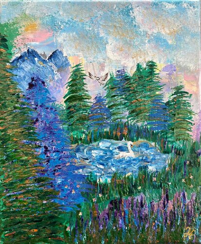 Glimpse into Being II de Linda Hoffmann, Pintura a la venta en Singulart