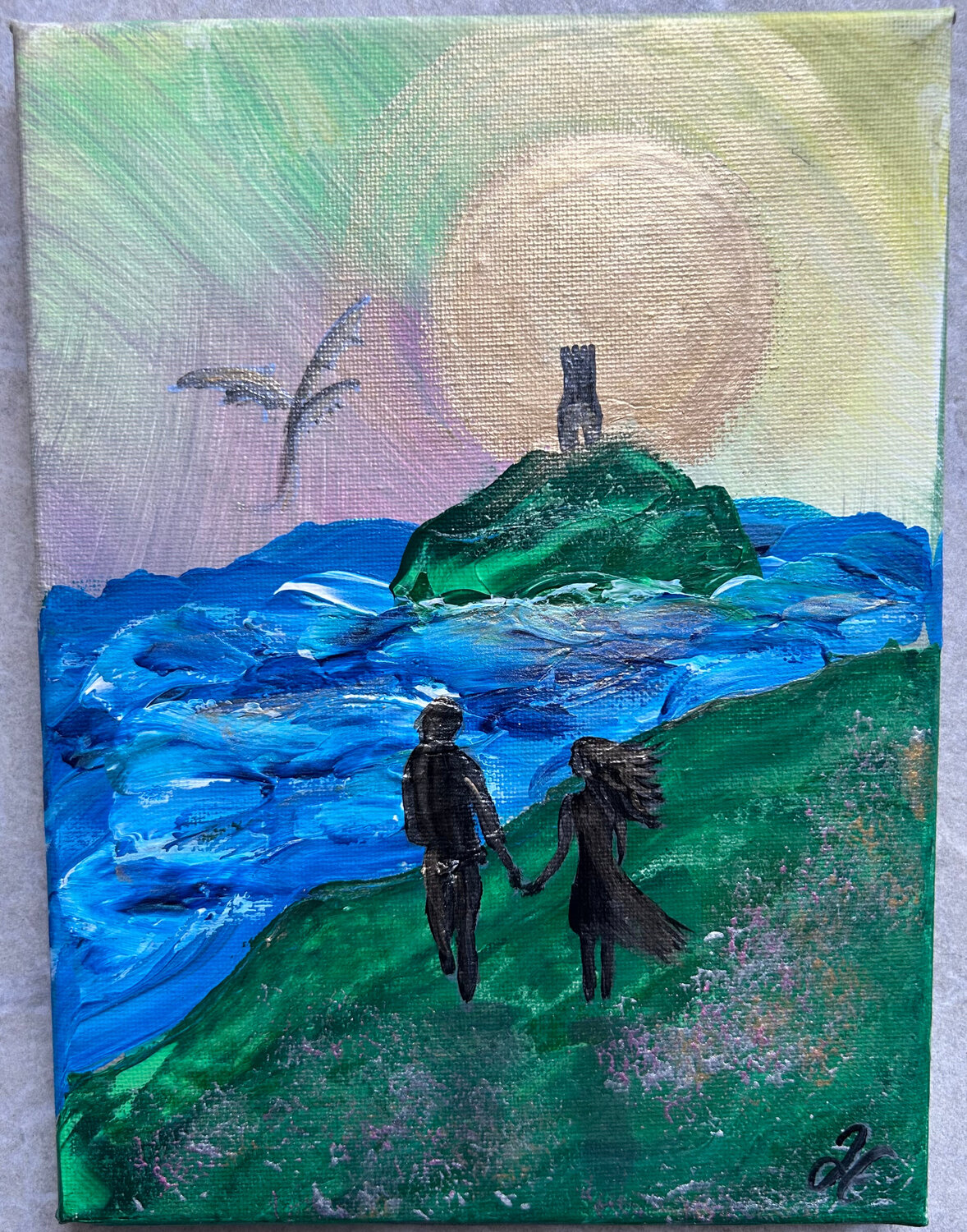 Avalon Linda Hoffmann Original painting for sale