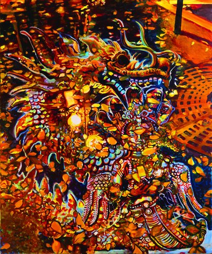 Naga Dragon von Eva Schumy, Malerei kaufen auf Singulart