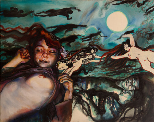 Nightflyers von Eva Schumy, Malerei kaufen auf Singulart