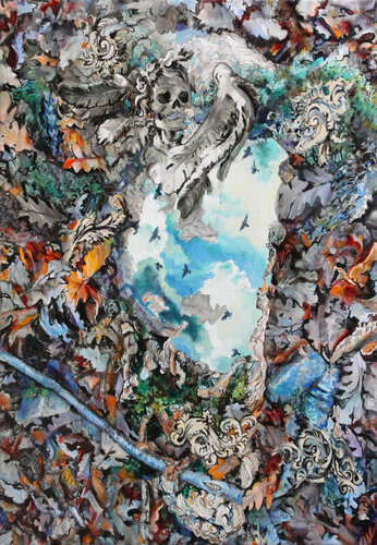 Baroque transition von Eva Schumy, Malerei kaufen auf Singulart