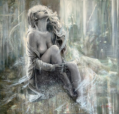 “Woman air” by Olena Kirdina, Painting for Sale on Singulart