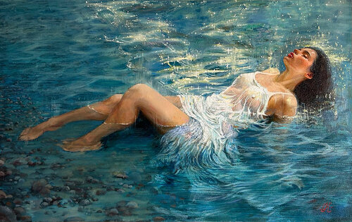“Sun rays” di Olena Kirdina, Pittura in vendita su Singulart