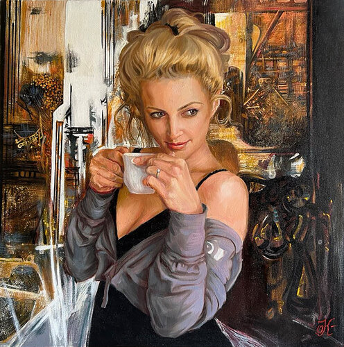 “Morning “ by Olena Kirdina, Painting for Sale on Singulart