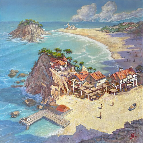 “Bird’s eye view “ von Olena Kirdina, Malerei kaufen auf Singulart