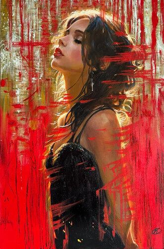 Sabrina by Olena Kirdina, 회화 for Sale on Singulart