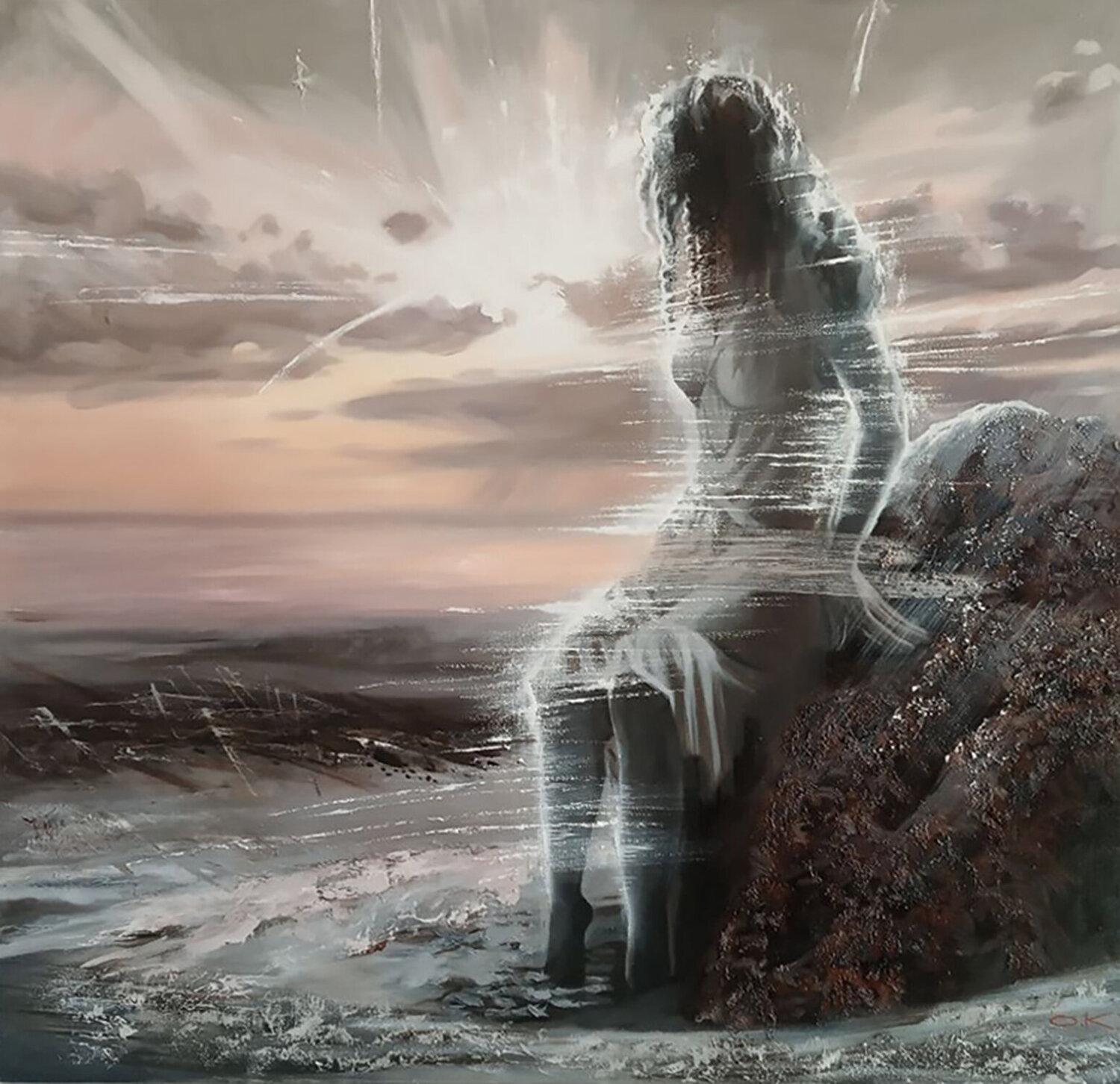 "Voices of the sea " Olena Kirdina Originalgemälde zu verkaufen