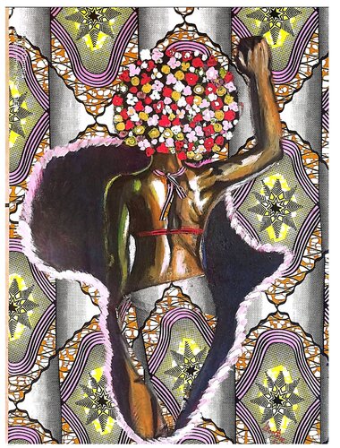 Power is me van Marthe Ngandu, Schilderij te koop op Singulart