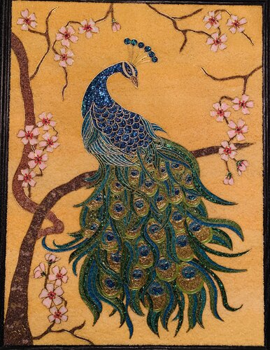 The Peacock by Deborah Becker, Other Media for Sale on Singulart