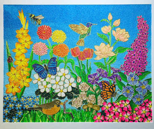 The busy garden von Deborah Becker, Andere Medien kaufen auf Singulart