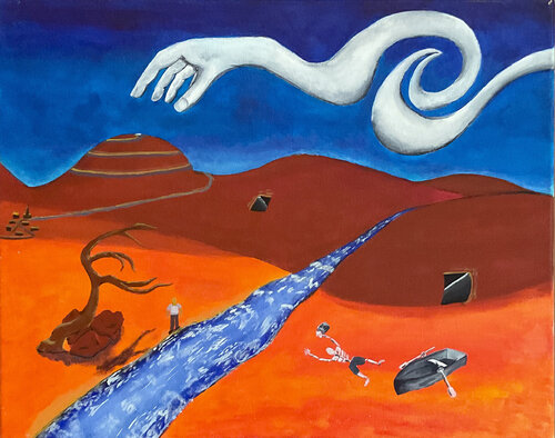 Desperation by Corey Hayes, 油畫 for Sale on Singulart