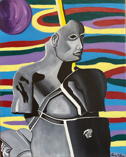 Roman Statue von Corey Hayes, Malerei kaufen auf Singulart