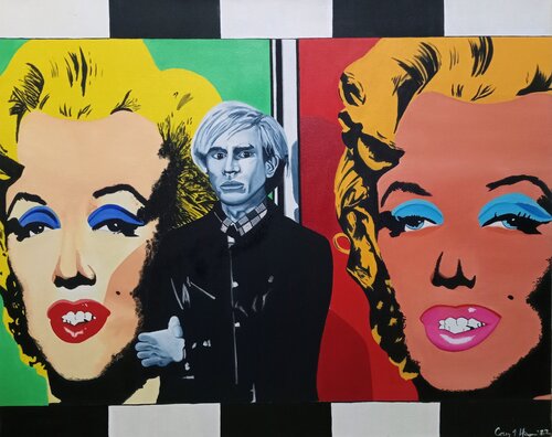 Andy with Marylyn von Corey Hayes, Malerei kaufen auf Singulart
