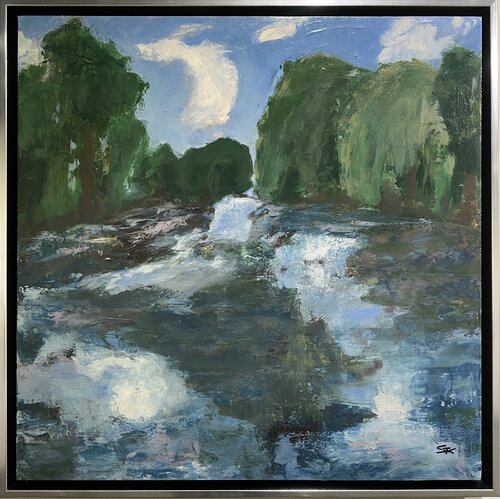 The Color of Water 2 di Suzanne Kubach, Pittura in vendita su Singulart