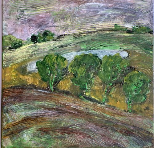 Nach dem Gewitter par Bettina Zimmermann, Peinture en vente sur Singulart