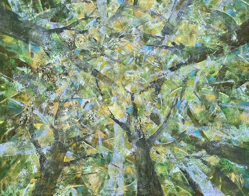 Baumkathedrale van Bettina Zimmermann, Schilderij te koop op Singulart
