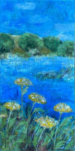 Reinfarn am See van Bettina Zimmermann, Schilderij te koop op Singulart