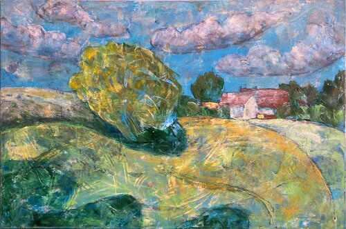 Blaue Stunde von Bettina Zimmermann, Malerei kaufen auf Singulart