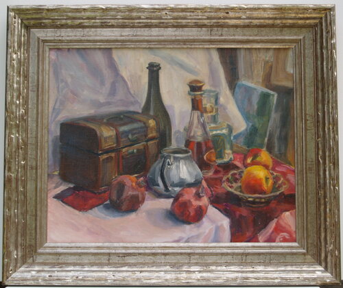 Visiting Grandma di Elena Peresvetova, Pittura in vendita su Singulart