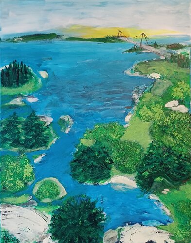 Schweden 2 by Jutta Stelter-Essig, Painting for Sale on Singulart